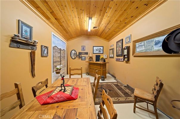 Dining room, Interior, Wooden Ceilings