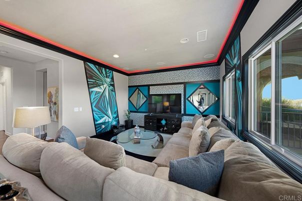 Interior, Living room, Recessed Lighting