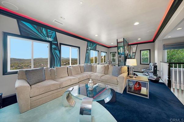Interior, Living room, Recessed Lighting