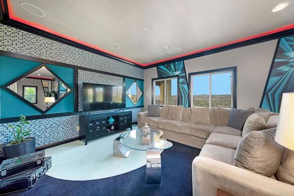 Interior, Living room, Recessed Lighting