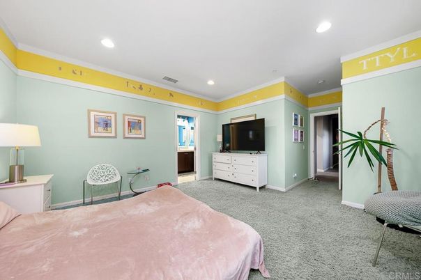Bedroom, Interior, Recessed Lighting