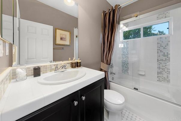 Bathroom, Glass Shower, Interior, Tile Countertops