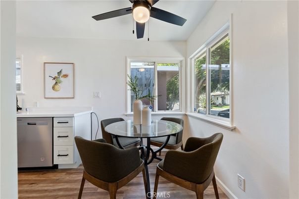 Dining room, Interior, Wood Texture Flooring