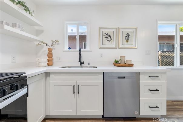 Interior, Kitchen, Wood Texture Flooring