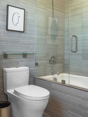 Bathroom, Glass Shower, Interior