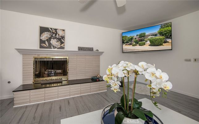 Fireplace, Interior, Wood Texture Flooring