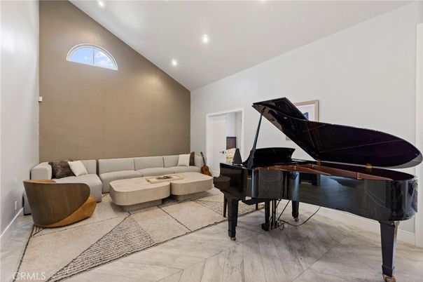 Interior, Living room, Piano, Recessed Lighting