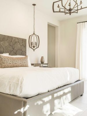 Bedroom, Interior, Pendant Lights