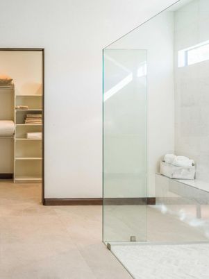 Bathroom, Glass Shower, Interior