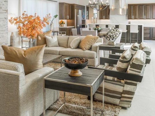 Interior, Kitchen, Living room