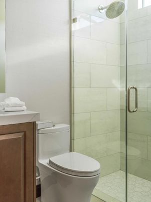 Bathroom, Glass Shower, Interior
