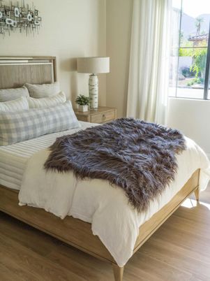 Bedroom, Interior, Wood Texture Flooring