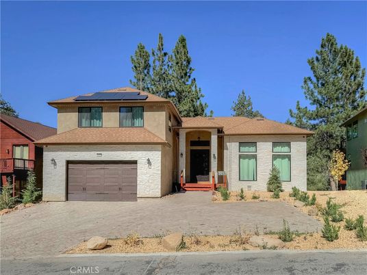 Attached, Exterior, Facade, Solar Panels, Ranch