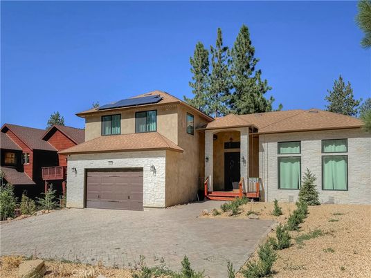 Attached, Exterior, Facade, Solar Panels, Mediterranean