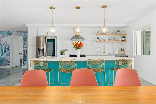 Interior, Kitchen, Pendant Lights, Stainless Steel Appliances