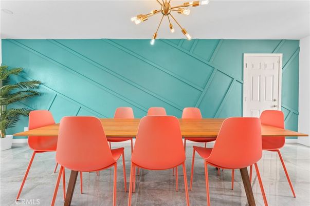 Dining room, Interior, Pendant Lights