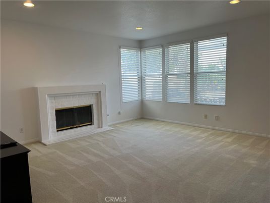 Empty room, Fireplace, Interior, Recessed Lighting