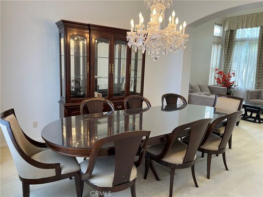 Chandelier, Dining room, Interior