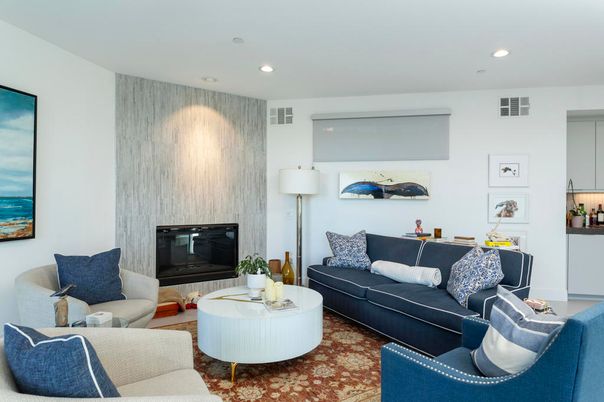 Fireplace, Interior, Living room, Recessed Lighting