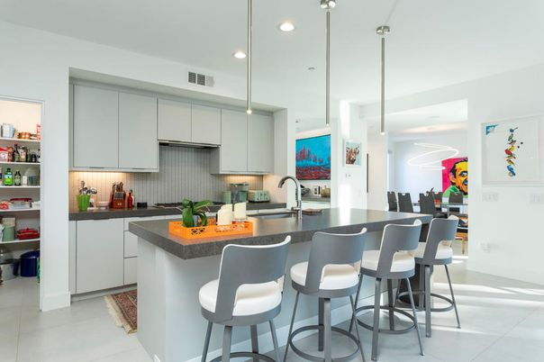 Interior, Kitchen, Pendant Lights, Recessed Lighting