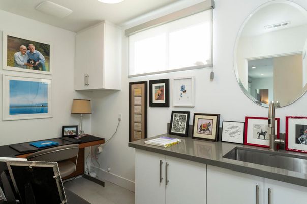 Home Office, Interior, Recessed Lighting