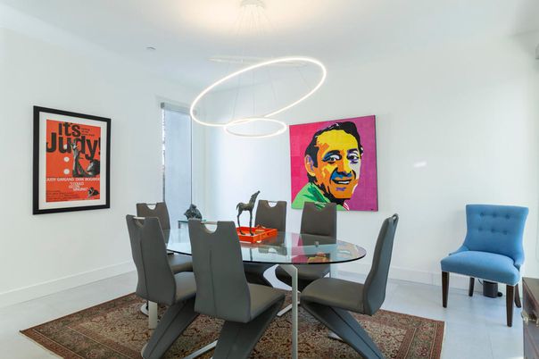 Dining room, Interior, Pendant Lights