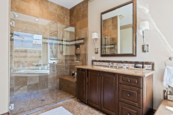 Bathroom, Glass Shower, Interior