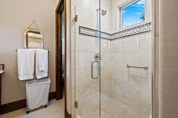 Bathroom, Glass Shower, Interior