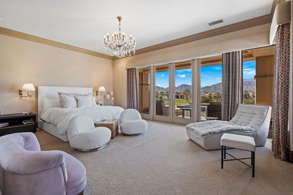 Bedroom, Chandelier, Interior