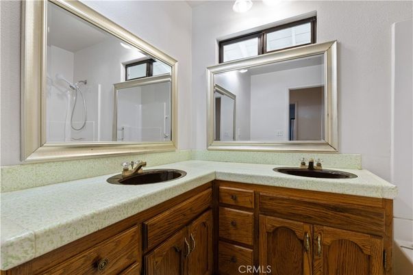 Bathroom, Dual Sink Vanities, Interior, Tile Countertops