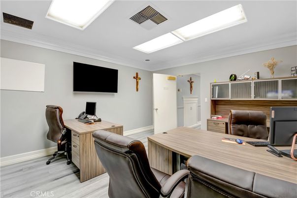 Home Office, Interior, Wood Texture Flooring