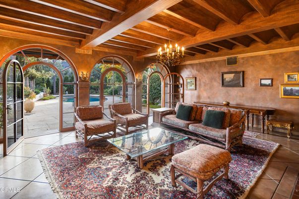Chandelier, Interior, Living room, Wooden Beams, Wooden Ceilings