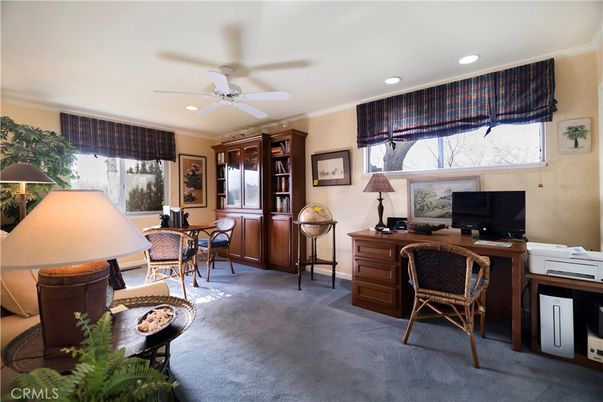 Home Office, Interior, Recessed Lighting