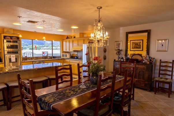 Chandelier, Dining room, Interior, Kitchen, Pendant Lights