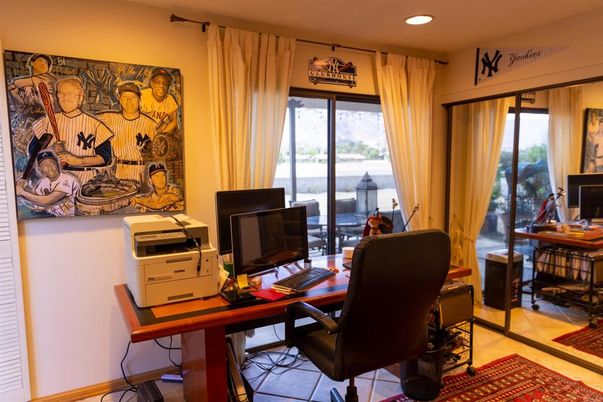 Home Office, Interior, Recessed Lighting