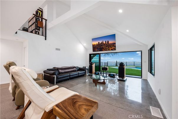 Interior, Living room, Recessed Lighting