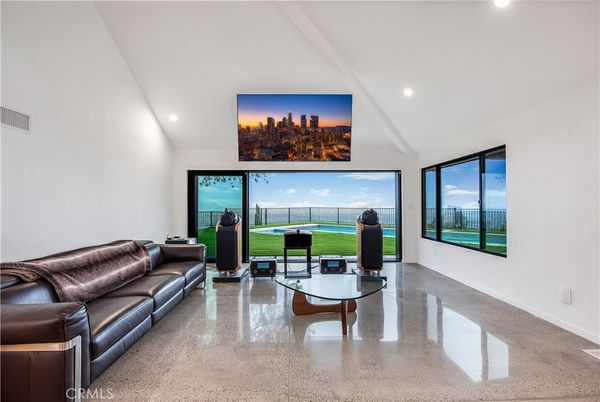 Interior, Living room, Recessed Lighting