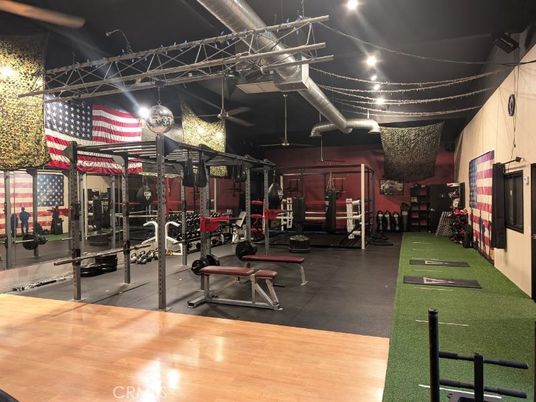 Fitness Equipment, Gym, Interior, Recessed Lighting