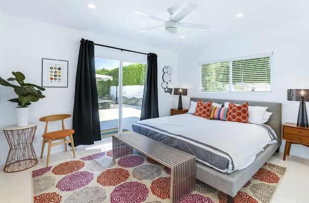 Bedroom, Interior, Recessed Lighting