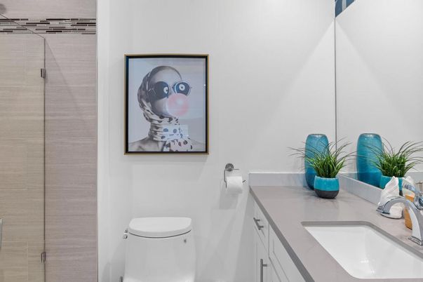 Bathroom, Glass Shower, Interior