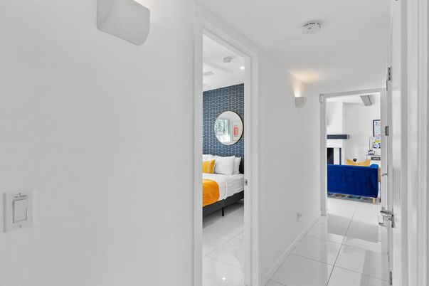 Bedroom, Interior, Recessed Lighting