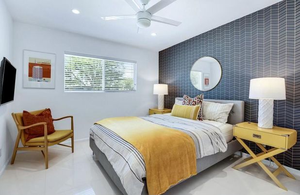 Bedroom, Interior, Recessed Lighting