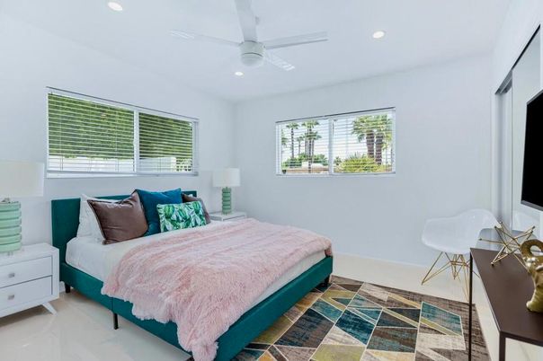 Bedroom, Interior, Recessed Lighting