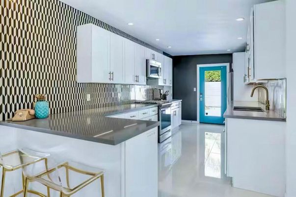 Interior, Kitchen, Recessed Lighting, Stainless Steel Appliances