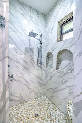 Bathroom, Interior, Marble Walls