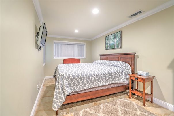 Bedroom, Interior, Recessed Lighting
