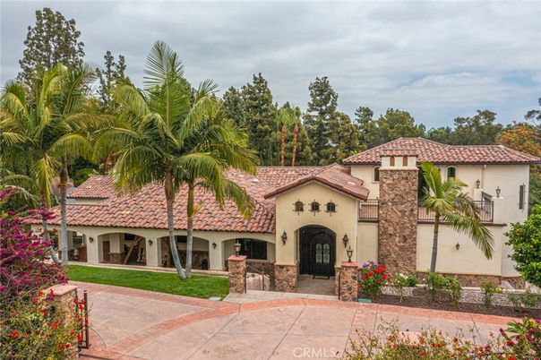 Backyard, Exterior, Facade, Spanish Mediterranean