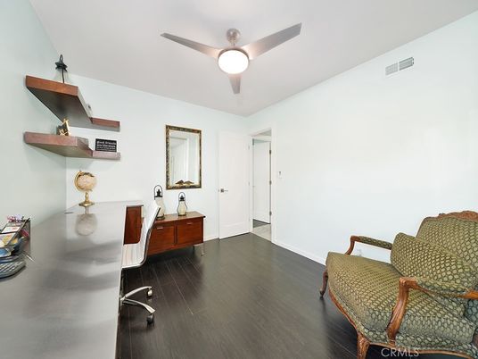 Home Office, Interior, Wood Texture Flooring