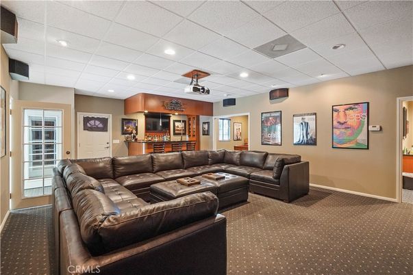 Interior, Living room, Recessed Lighting