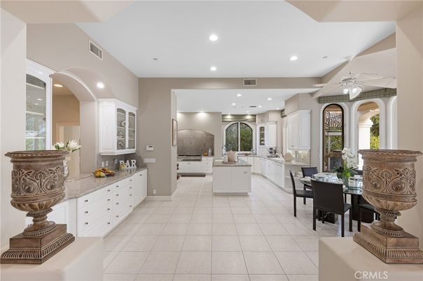 Dining room, Interior, Kitchen, Recessed Lighting